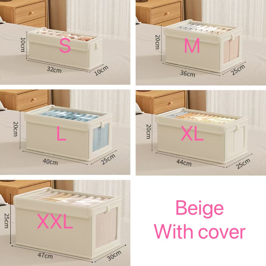 Baby Clothes Organiser - 1PC Foldable Clothes Storage Box with