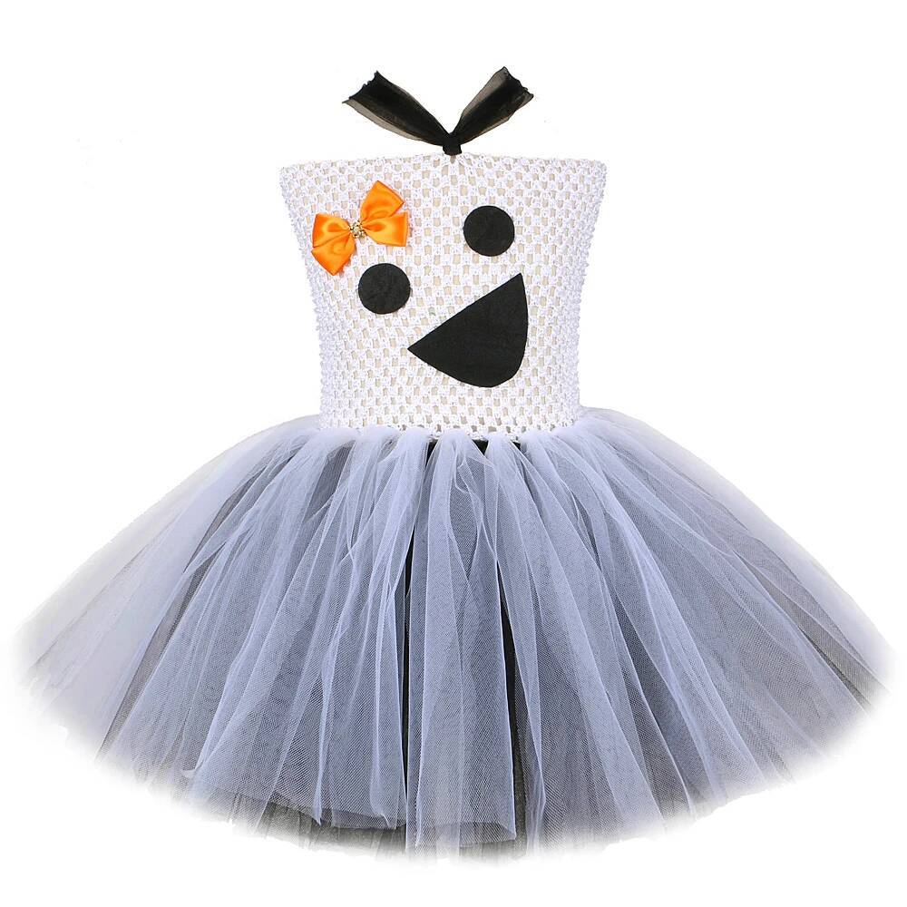 Baby Clothing For Girls - Trắng Đen Ma Tutu Đầm Cho