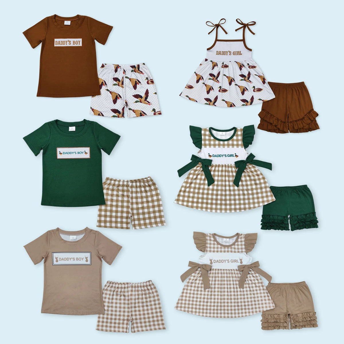 Baby Clothing Wholesale - Summer Sibling Baby Girls Daddy's Top