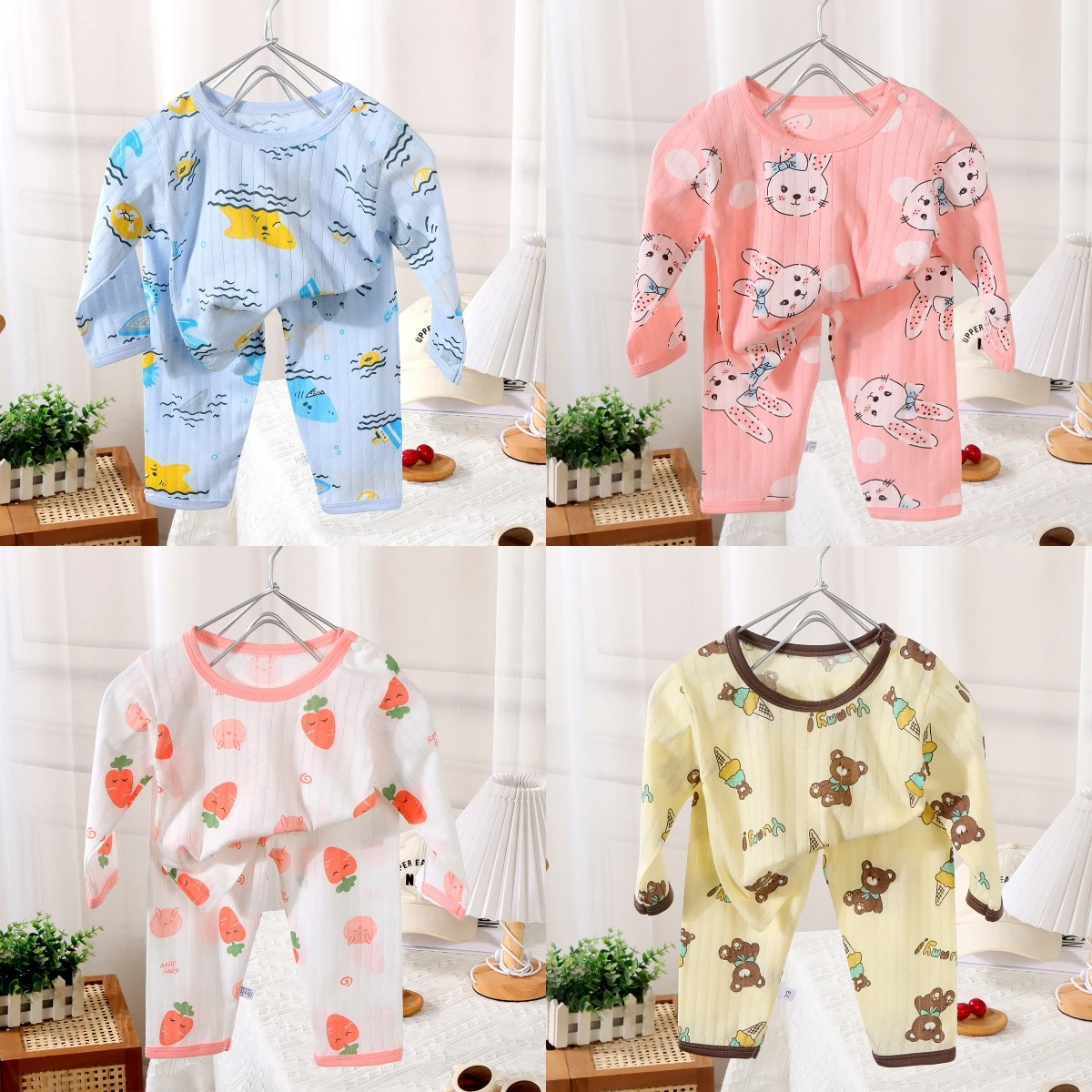 2024 New Baby Cotton Home Clot - đánh giá và giá Baby Sleep Suit