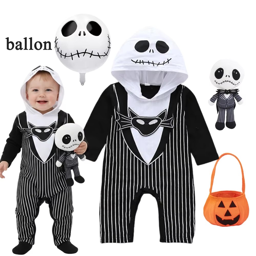 Baby Boys Hooded Romper Hallow - đánh giá và giá Baby Q Clothing