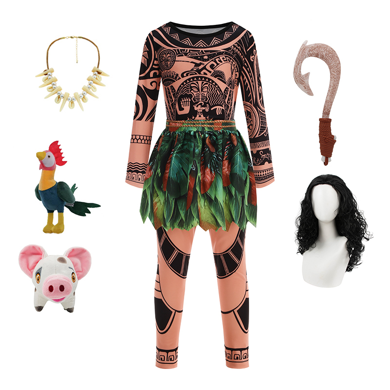 Maui Kids Cosplay Costume Moan - đánh giá và giá Baby Q Clothing