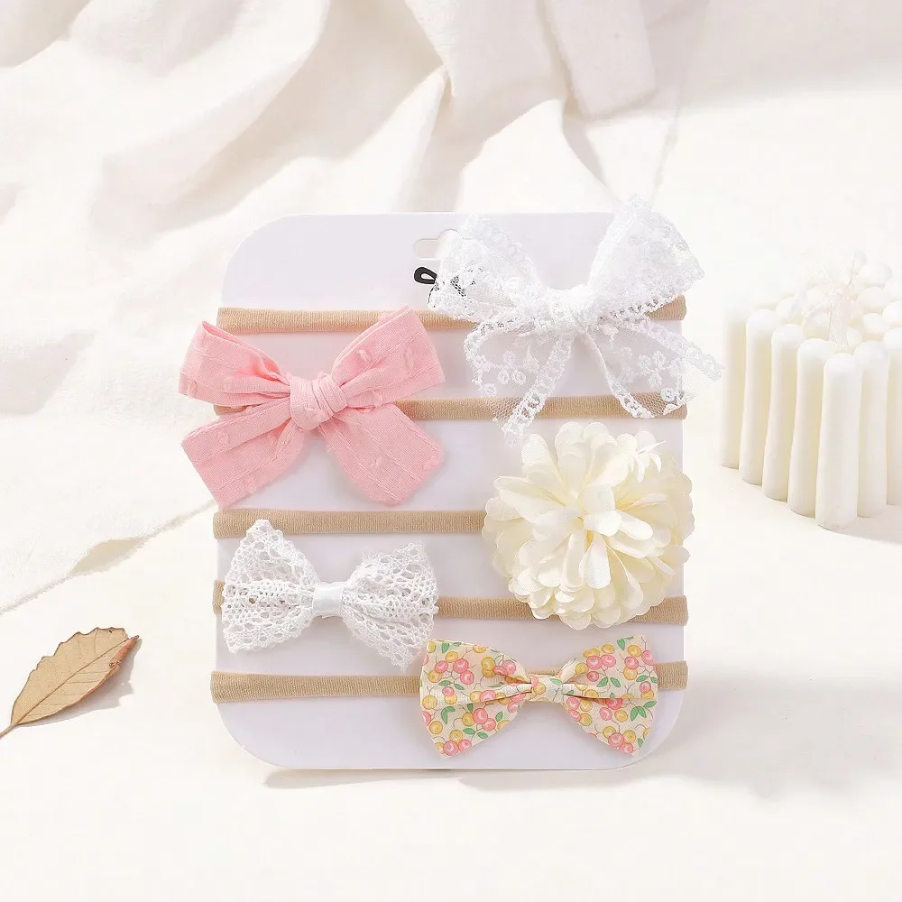 5Pcs/Set Baby Elastic Headband - đánh giá và giá Baby Clothing Gift Set