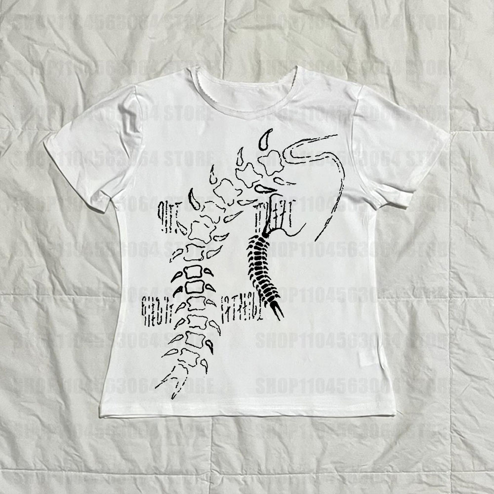 Y2k Top T-shirt Gothic Women's - đánh giá và giá Baby Y2K Clothing