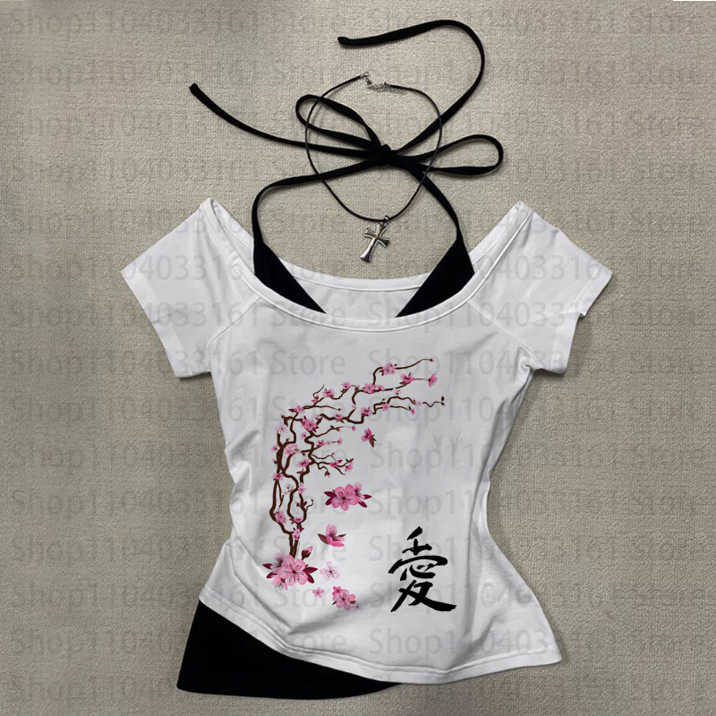 Y2k Tops T-shirt Gothic Woman  - đánh giá và giá Baby Y2K Clothing