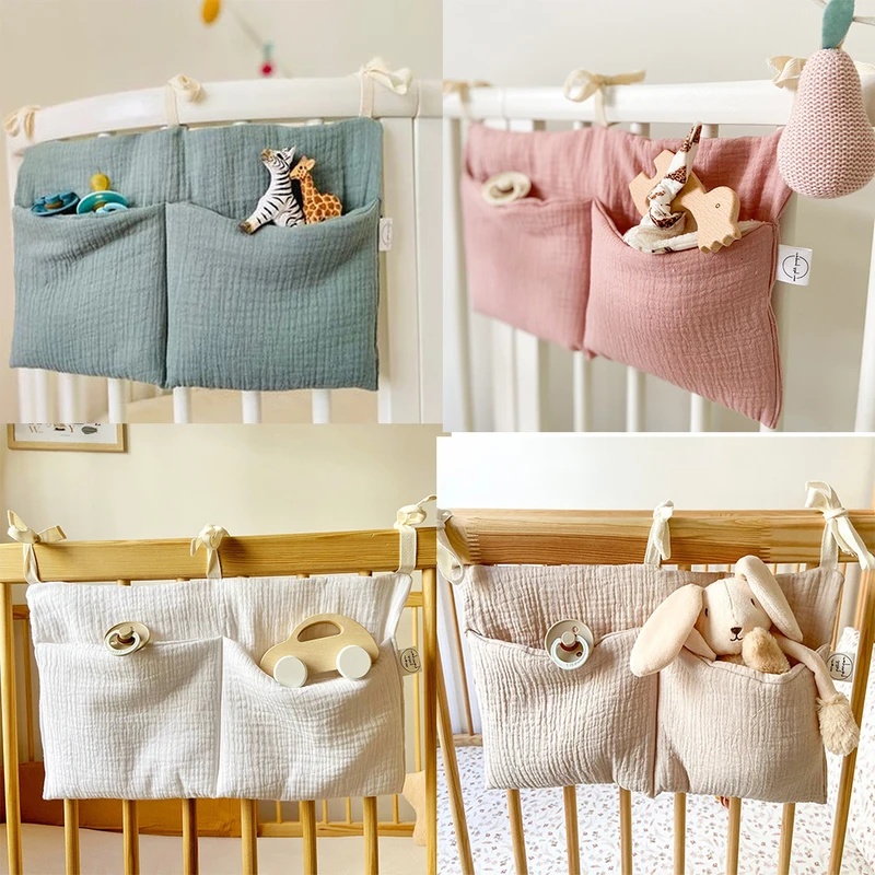 1/2pcs Baby Crib Organizer Cot - đánh giá và giá Baby Clothing Storage