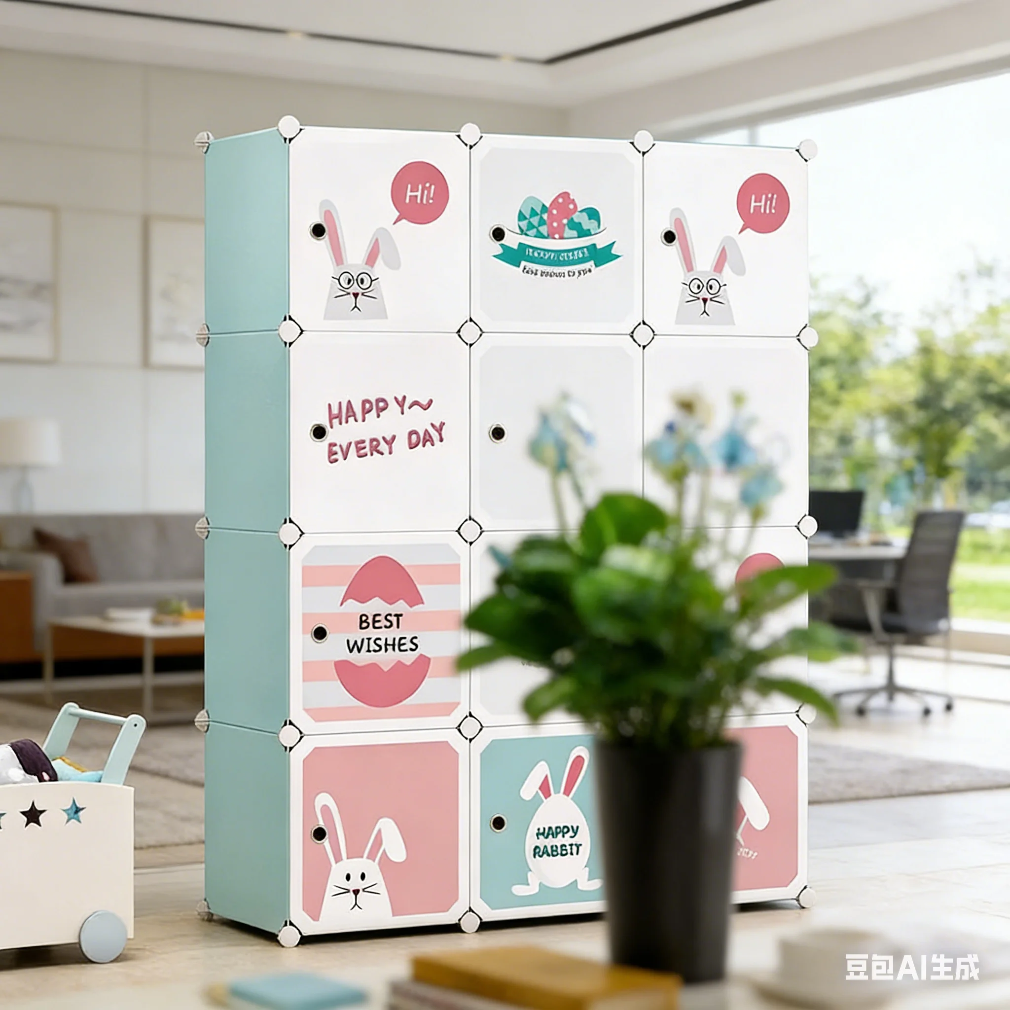 AOLIVIYA Simple Cartoon Childr - đánh giá và giá Baby Clothing Storage