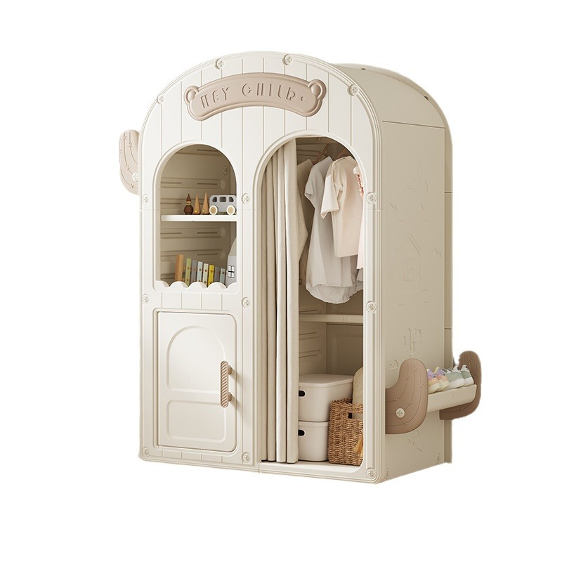Children's Wardrobe Household  - đánh giá và giá Baby Clothing Storage
