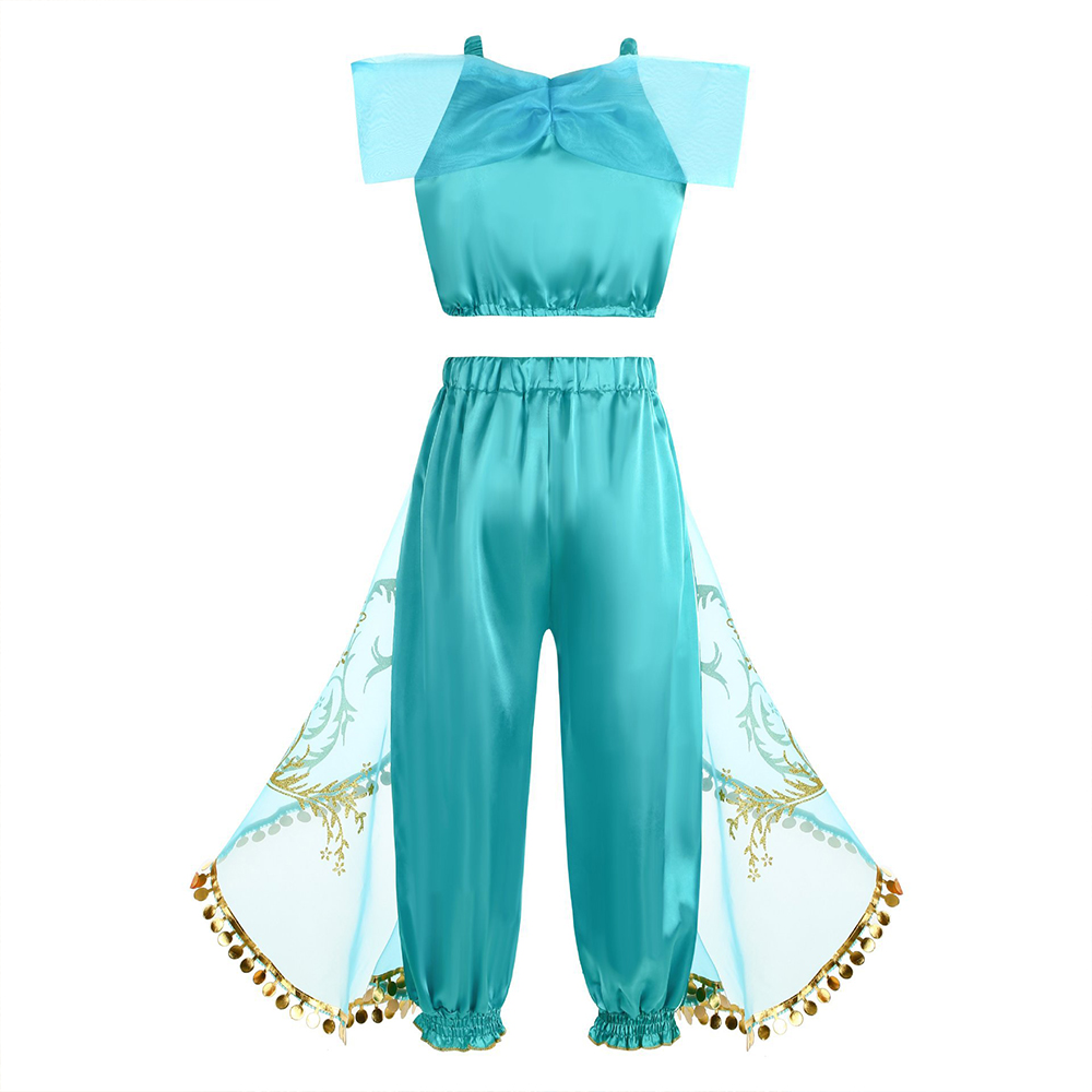 Girls Jasmine Fantasy Costume  - đánh giá và giá Baby Q Clothing