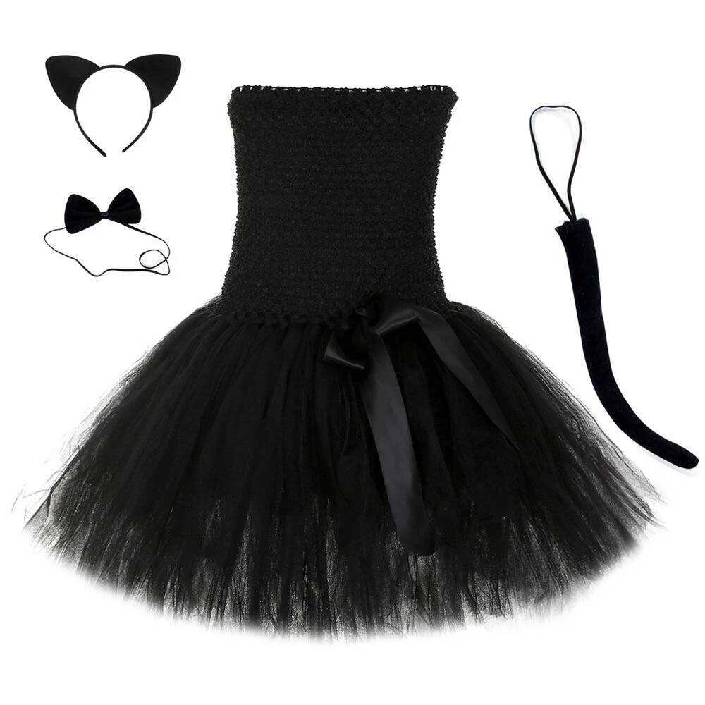 Cute Black Cat Tutu Dress Baby - đánh giá và giá Baby Clothing For Girls
