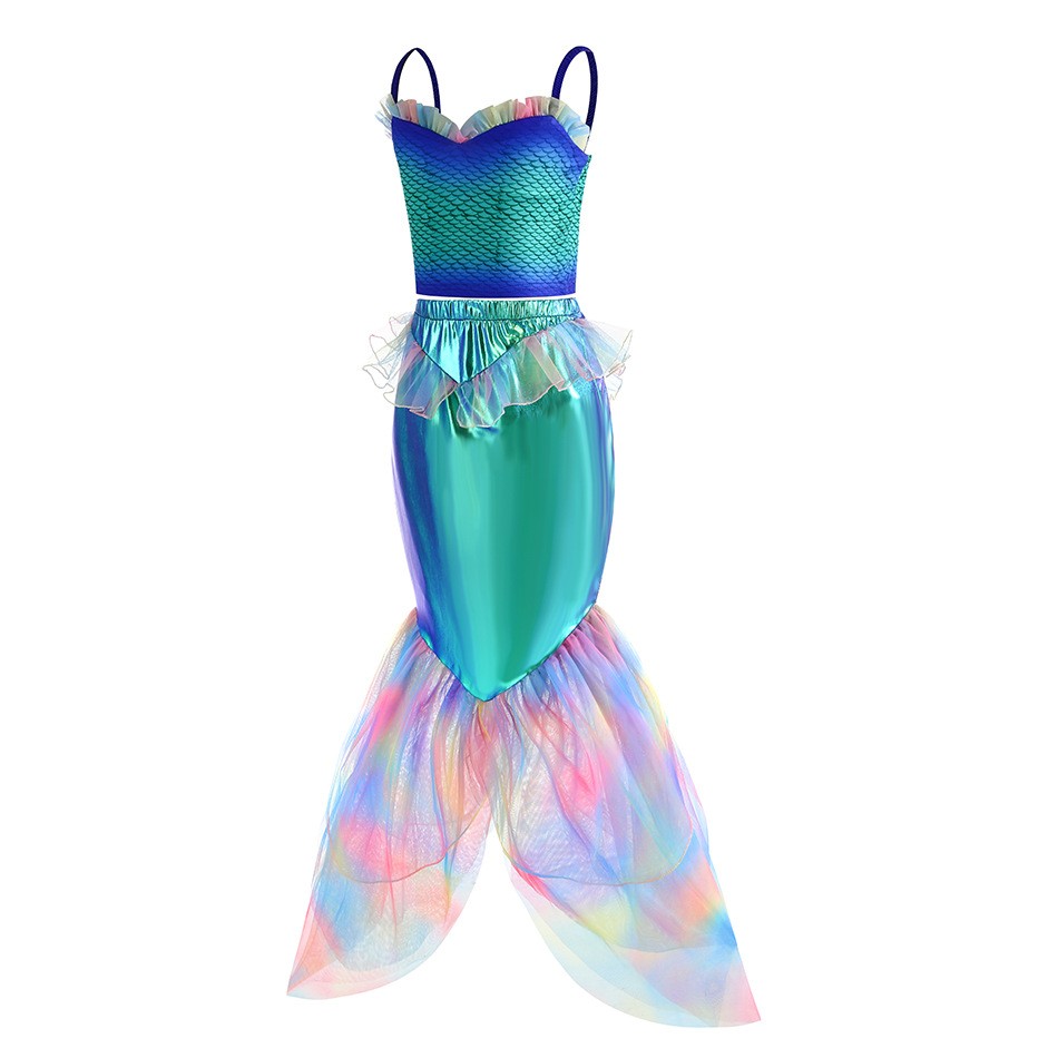 Disney Mermaid Dress Up Costum - đánh giá và giá Baby Q Clothing